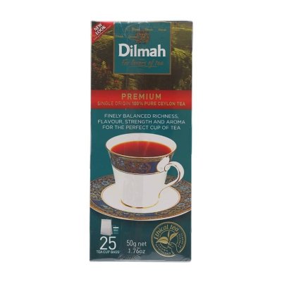 Dilmah ชาชงพร้อมดื่ม 2 ก. (Ceylon)Tag  PremiumQuality Tea (25 ซอง)