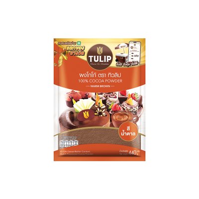Tulip ผงโกโก้ สีน้ำตาล 10-12% ขนาด 440g.