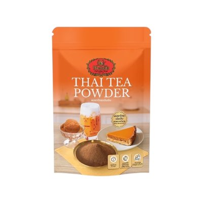 ยกลังสุดคุ้ม 12 ถุง/ลัง ชาตรามือ ผงชาไทย 100g. สูตรเข้มข้น (ปรุงสำเร็จ)