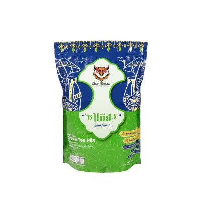 อินทรีแดง ชาเขียวผง ปรุงสำเร็จ 1000g. (สูตรไม่มีกลิ่นมะลิ)