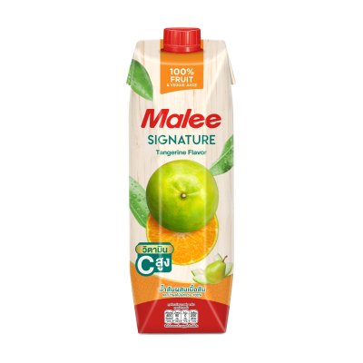Malee Signature น้ำผักผลไม้รวม 100%  1000ml. กลิ่นส้มเขียวหวาน