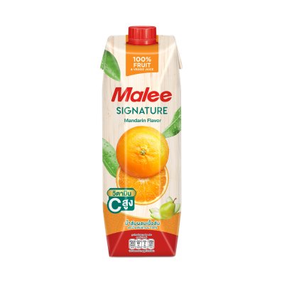 Malee SIGNATURE น้ำผักผลไม้รวม 100% กลิ่นส้มแมนดาริน 1000ml.