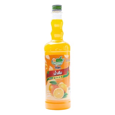 Ding Fong น้ำหวาน 760ml. รสส้ม