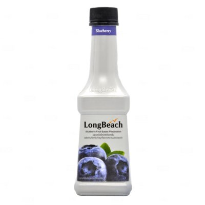 ยกลังสุดคุ้ม 6 ขวด/ลัง ลองบีช เพียวเร่ บลูเบอร์รี่ 900ml.