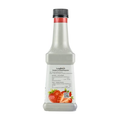 ยกลังสุดคุ้ม 6 ขวด/ลัง LongBeach Puree สตรอว์เบอร์รี 900ml.