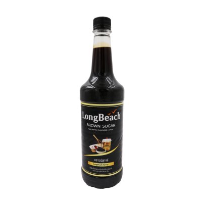 LongBeach ไซรัป 740ml. บราวน์ซูการ์ (คุโรมิตซึ)