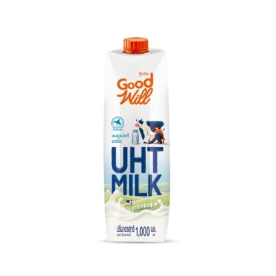 Goodwill นม UHT รสจืด 1,000 ml