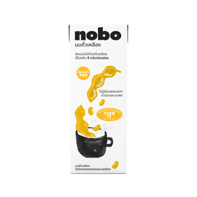 Nobo นมถั่วเหลือง 180ml. ออริจินอล (3กล่อง/แพ็ค)