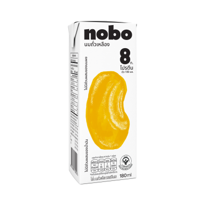 Nobo นมถั่วเหลือง 180ml. ออริจินอล (3กล่อง/แพ็ค)