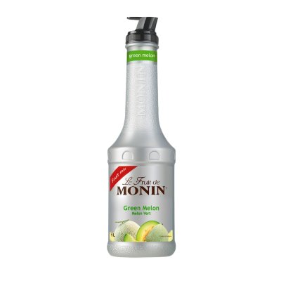 Monin Fruit Mix 1L Green Melon - เพียวเร่เมลอนเข้มข้นผสมเนื้อผลไม้แท้ 1 ลิตร