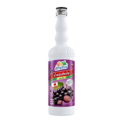 Ding Fong น้ำผลไม้เข้มข้น 760ml. องุ่นเคียวโฮ