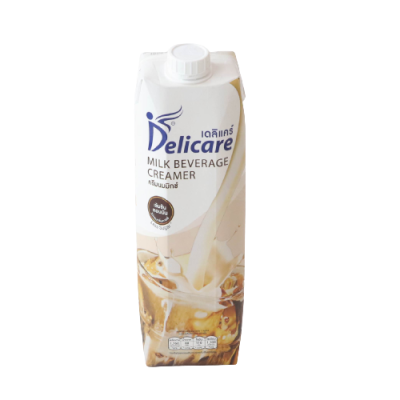 ยกลังสุดคุ้ม 12 ชิ้น/ลัง Delicare นมครีมมิกซ์ (Cream Mix) ขนาด 1,000 มล.