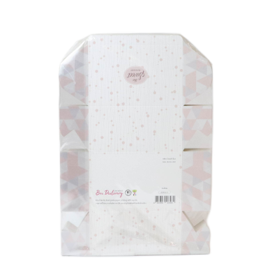 BOX DAILIVERY กล่องสแน็คบ็อก พิมพ์ลาย 4x6x3 นิ้ว (P100)
