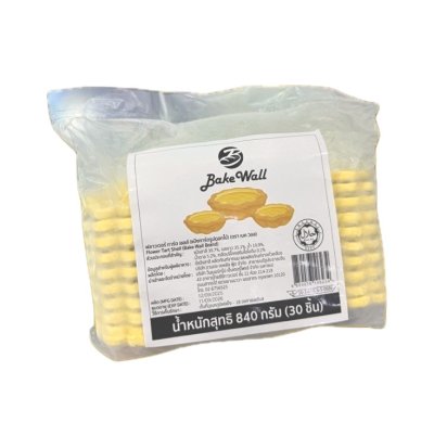 (สินค้าแช่เย็น Intercool Express) Bake Wall เปลือกทาร์ต รูปดอกไม้ (แช่แข็ง) (30 ชิ้น/แพค)