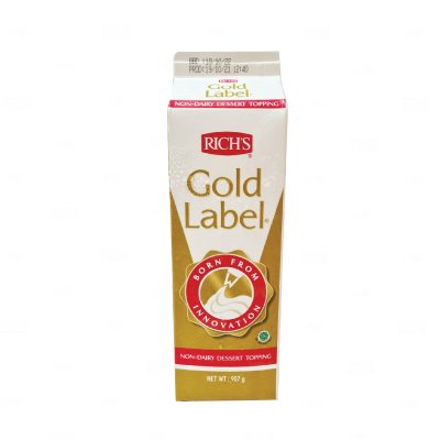 (สินค้าแช่เย็น) Rich's Gold Label 907g. วิปปิ้งครีม ชนิดนอนแดรี่ (Non-Dairy)