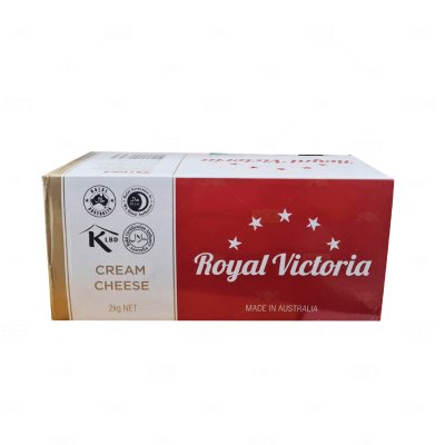 ยกลังสุดคุ้ม 6 กล่อง/ลัง (สินค้าแช่เย็น) Royal Victoria Cream Cheese 2kg.