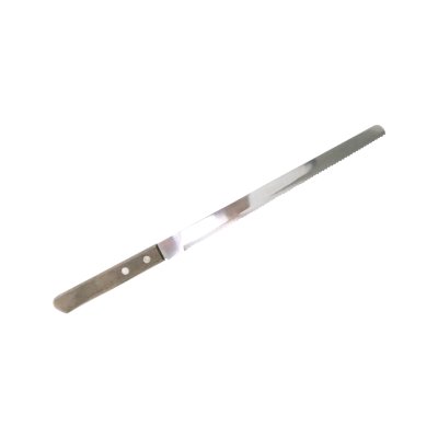 BAKEST มีดสไลซ์ด้ามไม้ มีฟัน (9 นิ้ว) 23cm