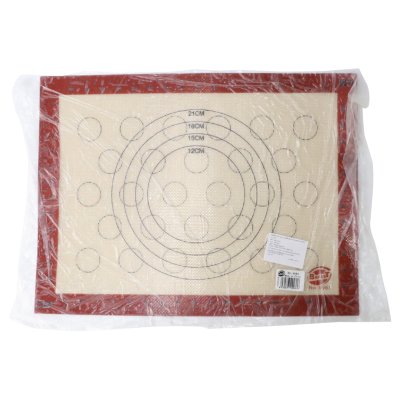 BAKEST แผ่นรองอบซิลิโคน มาการอง ลายวงกลม เล็ก (40x30cm)