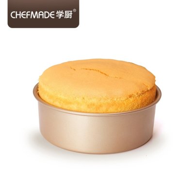 CHEFMADE WK9031 พิมพ์เค้กกลม 6 นิ้ว เคลือบเทฟลอน Non-Stick (16.8 x 5.1 cm)