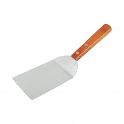ที่แซะขนม สเตนเลส ด้ามไม้ 12 ซม. (120x57 mm.)
