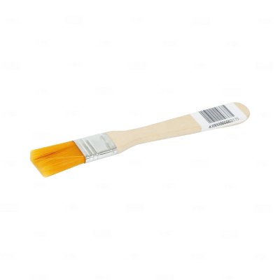 แปรงทาเนย #2  Nylon Brush ด้ามไม้ (15 mm.)