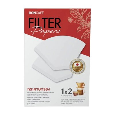 Boncafe กระดาษกรองกาแฟ 1x2 นิ้ว (40ชิ้น)