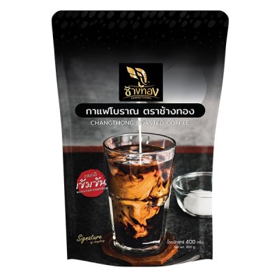 ช้างทอง กาแฟโบราณ สูตรพิเศษ 400 กรัม