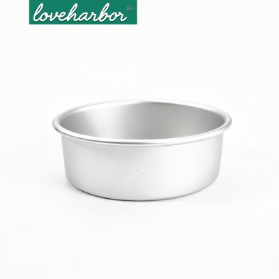 LoveHarbor LH0120 พิมพ์เค้กกลม อลูมิเนียมชุบ Anodized ขนาด 8 นิ้ว