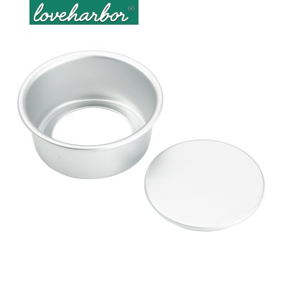 LoveHarbor LH0245 | พิมพ์เค้กกลมถอดก้น 6 นิ้ว (Anodized Aluminium)