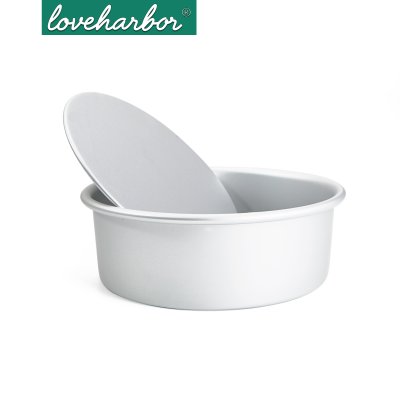LoveHarbor LH0246 พิมพ์เค้กกลมถอดก้น 8 นิ้ว (Anodized Round Cake Pan - Loose Base)