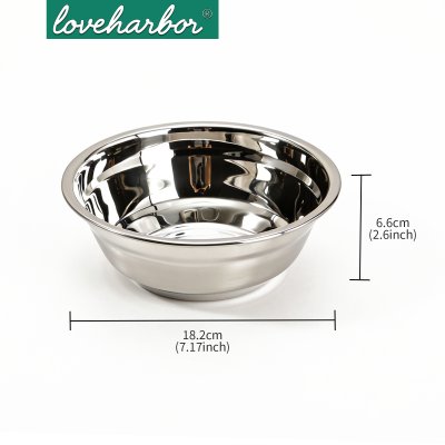 LoveHarbor LH0083 ชามผสมสเตนเลส 18 ซม. 18/8 Stainless Steel