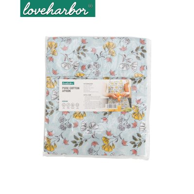 ยกลังสุดคุ้ม 48 ชิ้น/ลัง LoveHarbor LH0269 Pure Cotton Apron (71.5x65cm) ผ้ากันเปื้อนผ้าฝ้ายแท้