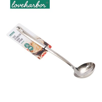 LoveHarbor (LH0282) กระบวยสเตนเลสเกรดพรีเมียม – เติมเต็มทุกมื้อซุปให้สมบูรณ์แบบ