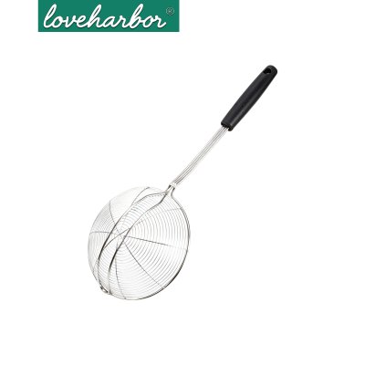 LoveHarbor LH0270 กระชอนลวดสแตนเลส ด้ามจับพลาสติกกันร้อน (ขนาด 42x15.4x6.8 cm)