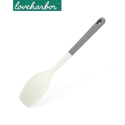 LoveHarbor LH0067 Silicone Cooking Spoon (34x7x3.4 cm) สปาตูล่าซิลิโคนทูโทน