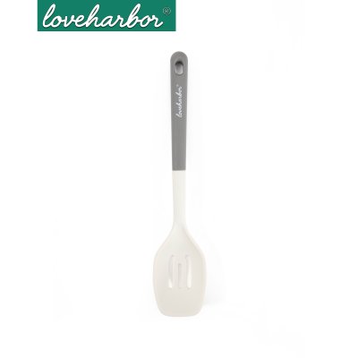 LoveHarbor LH0068 กระชอนซิลิโคนทูโทน Silicone Slotted Spoon (34.1 x 7.1 x 3 cm)