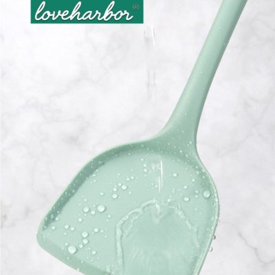 LoveHarbor LH0153 Silicone Solid Spatula – ตะหลิวซิลิโคนคู่ใจของคนรักครัว