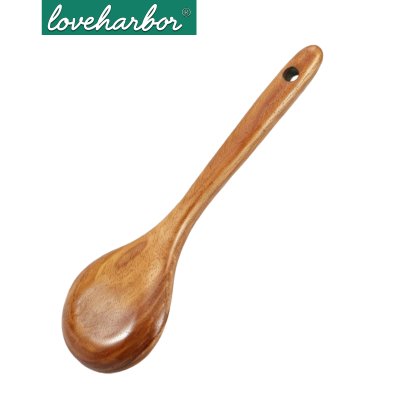 LH0218 Wooden Soup Spoon – ช้อนซุปไม้ธรรมชาติ 24x7.2x2cm