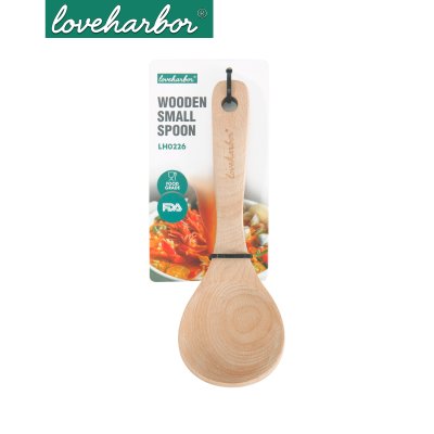 LoveHarbor LH0226 กระบวยไม้ขนาดพกพา (18.5 x 6.3 x 3.8 ซม.)