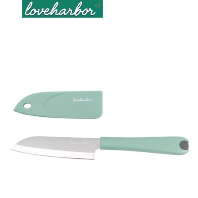 LoveHarbor รุ่น LH0095 มีดปอกผลไม้พกพา พร้อมปลอกเก็บอย่างดี คมกริบ น้ำหนักเบา จับถนัดมือ