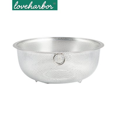 ยกลังสุดคุ้ม 24 ชิ้น/ลัง LoveHarbor LH0280 กระชอนสเตนเลส 25.5 ซม. – ไอเทมคู่ใจที่ทุกห้องครัวต้องมี