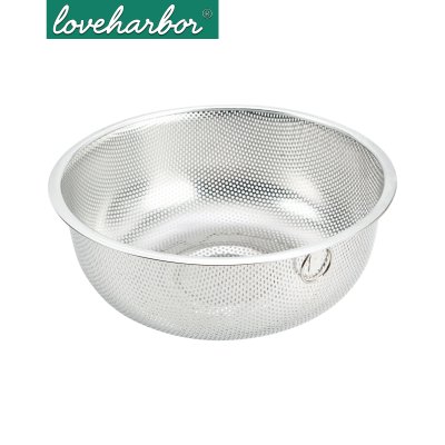 ยกลังสุดคุ้ม 24 ชิ้น/ลัง LoveHarbor LH0280 กระชอนสเตนเลส 25.5 ซม. – ไอเทมคู่ใจที่ทุกห้องครัวต้องมี