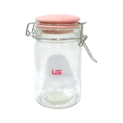 US (JAR-C0.25G) โหลแก้วสุญญากาศ พร้อมฝาเซรามิค 250 ml. ใส