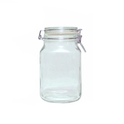 US (JAR-2.0L) โหลแก้วเหลี่ยม ฝาแก้ว 2000 ml.