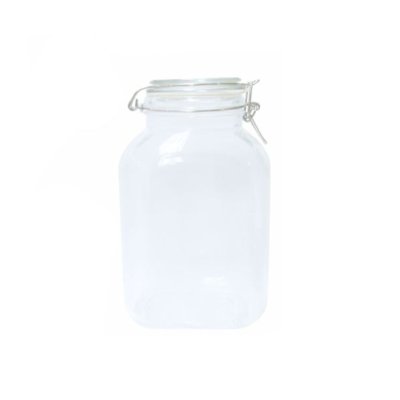 US (JAR-3.0L) โหลแก้วเหลี่ยม ฝาแก้ว 3000 ml.