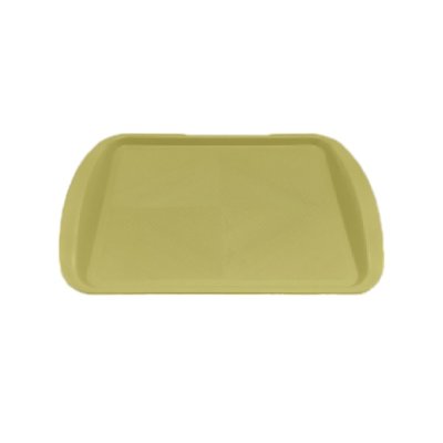 ถาดพลาสติกเหลี่ยม PP 44.5x30.5x3.5 cm. เขียวมะนาว