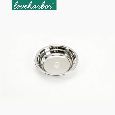 LoveHarbor LH0250 18cm Stainless Steel Round Plate