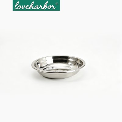 LoveHarbor LH0251 จานสเตนเลสทรงกลม 20.5 x 3.5 ซม.