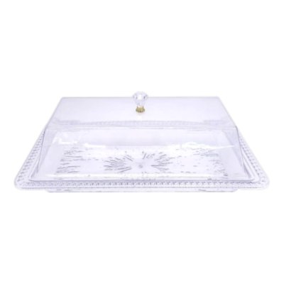 ถาดพลาสติกพร้อมฝาปิด รุ่น HS-C033 (ขนาดใหญ่ 54x28x18 ซม.)