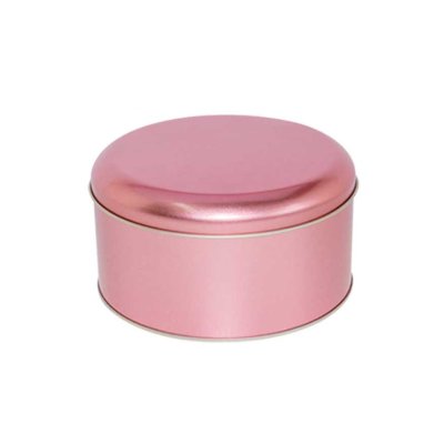 FM1-BJM-048 กระป๋องกลม 454g. สีชมพู